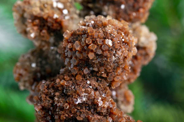 aragonit mineral numunesi kaya jeoloji mücevheri kristali