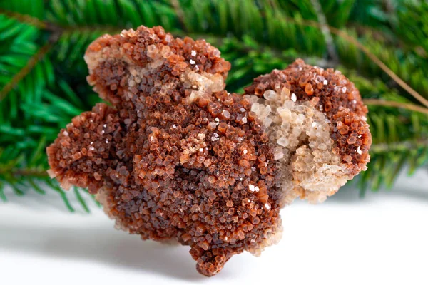 aragonit mineral numunesi kaya jeoloji mücevheri kristali