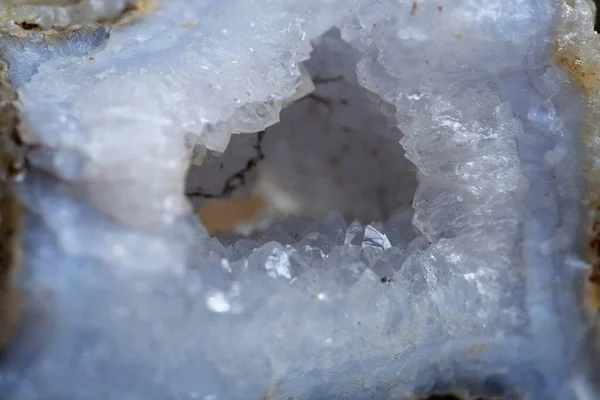 Mineral Örnek Taş Jeolojisi Kaya Kuvars Kristali — Stok fotoğraf