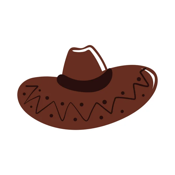Cartoon Illustration Mexican Hat Vector Illustration — Stock Vector
