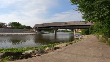 Wood Covered Bridge Frankenmuth, Michigan