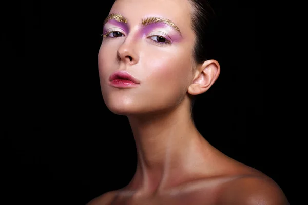 Modell med vackra make-up. — Stockfoto