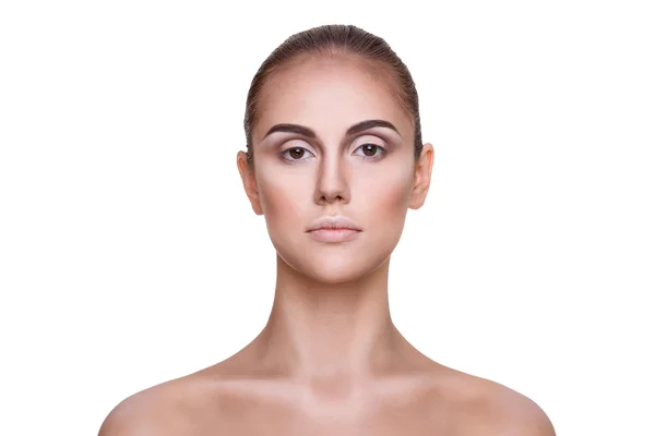 Modell med vackra make-up — Stockfoto