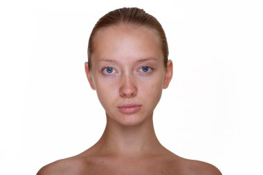 Genç güzel kadın.