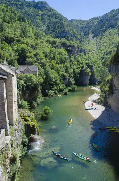Gorges du Tarn, Kano Kayık devre