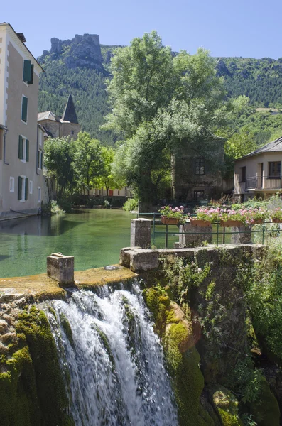 Florac, güzel cevennes Köyü, lozere, Fransa