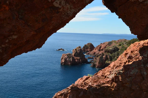 Cap dramont - esterel massiv - französisch riviera — Stockfoto