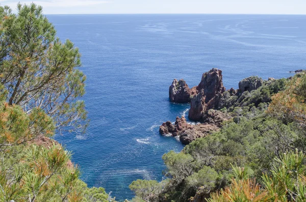 Dramont - Esterel Akdeniz akan Massif kap