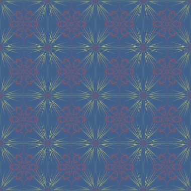 Geometric ornament seamless pattern.  Textile design template seamless background. Round, polygonal and grunge motif endless texture. Editable  vector illustration.