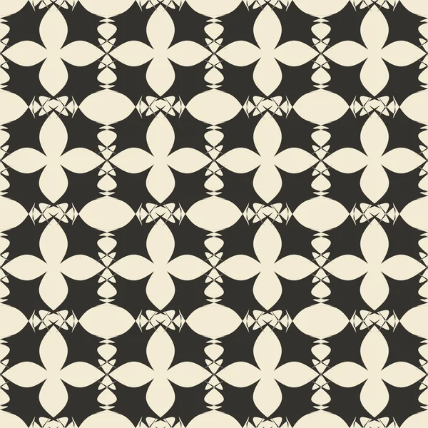 Geometric ornament seamless pattern.  Monochrome design template seamless background. Round, polygonal and grunge motif endless texture. — Stock Vector