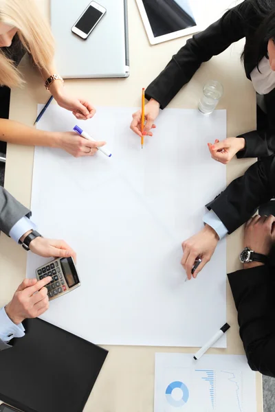 Empresários em reunião — Fotografia de Stock