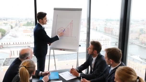 Gente de negocios en presentación — Vídeos de Stock