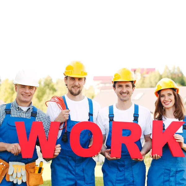 Equipe de trabalhadores — Fotografia de Stock