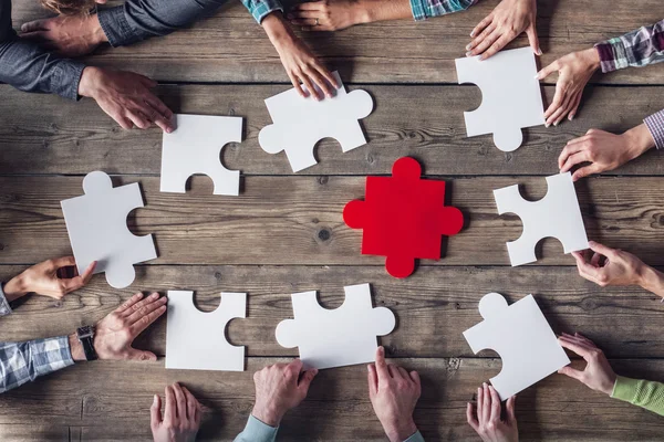 Trabalho em equipe Conceito de reunião — Fotografia de Stock