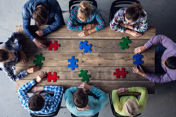 Trabajo en equipo Concepto de reunión — Foto de Stock