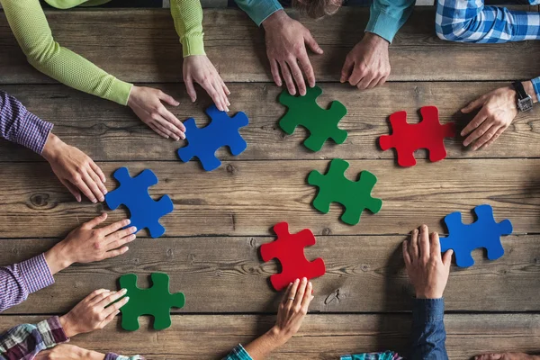 Lavoro di squadra Concetto di riunione — Foto Stock