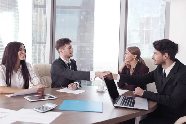 Business People Working Together Meeting Modern Office — Stock Photo, Image