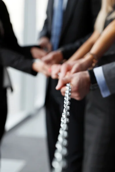 Conceito de trabalho em equipa — Fotografia de Stock