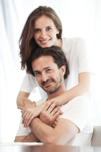 Portrét šťastného páru — Stock fotografie