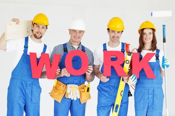 Grupo de trabalhadores — Fotografia de Stock