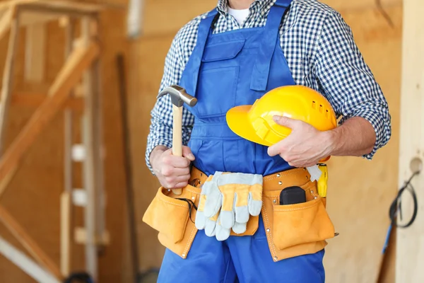 Trabajadores de la construcción — Foto de Stock