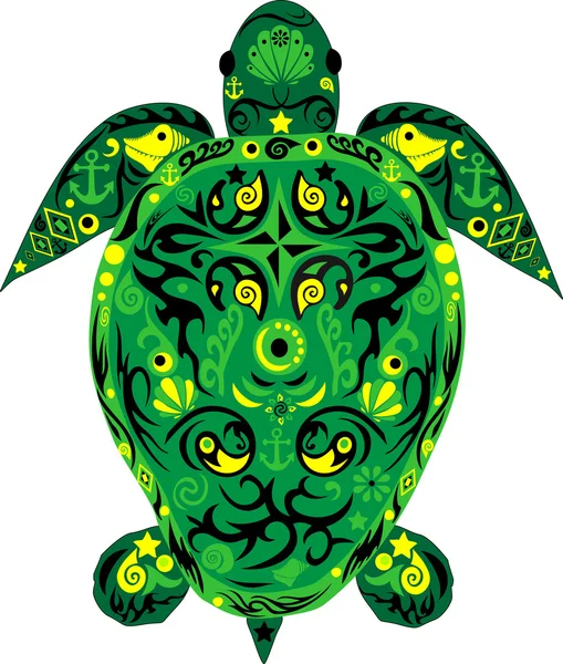 Tortuga — Vector de stock