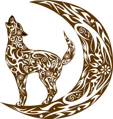 Kurt kahverengi vektör