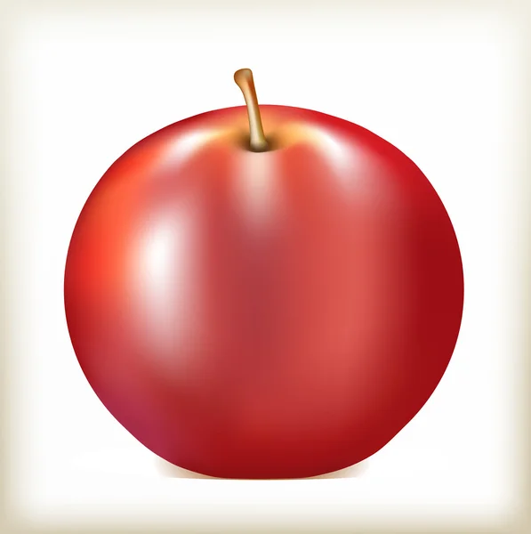 Зелене яблуко вектор — стоковий вектор