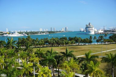 Mavi sulu Miami Limanı