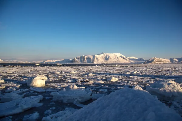 Arctische Winterspelen in Zuid-Spitsbergen — Stockfoto