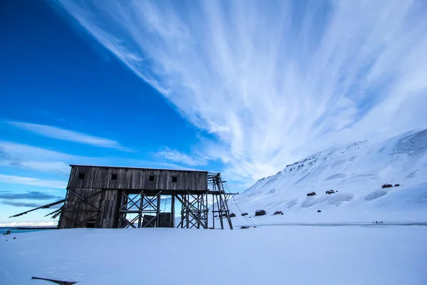 Arktyczna zima w południowej Spitsbergen — Zdjęcie stockowe