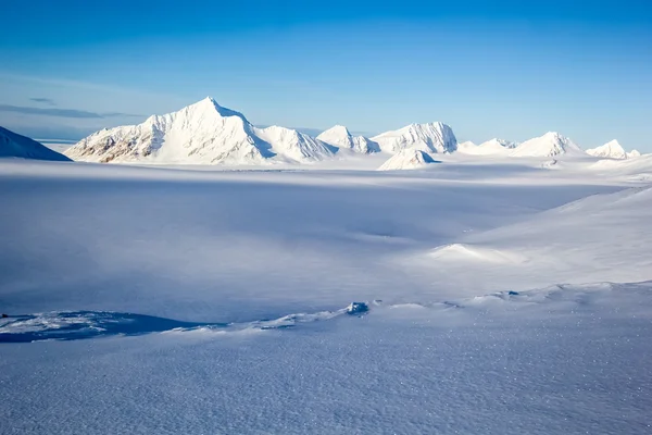 Inverno Ártico no sul de Spitsbergen — Fotografia de Stock