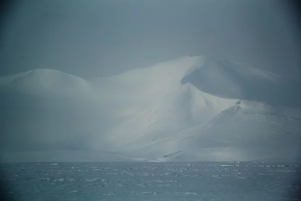 L'hiver arctique dans le sud du Spitzberg — Photo