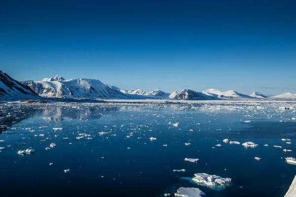 Primavera do Ártico no sul de Spitsbergen — Fotografia de Stock