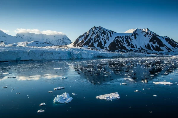 Printemps arctique dans le sud du Spitzberg — Photo