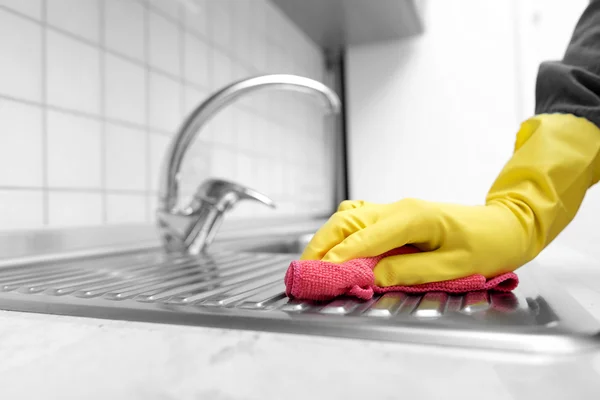 Lavatório pia da cozinha . — Fotografia de Stock