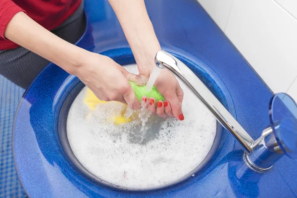 Hand wash with. — Stock Photo, Image