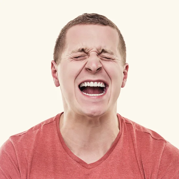 kızgın adam çığlık.