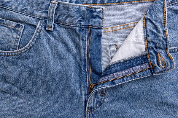 Latar belakang jean biru — Stok Foto