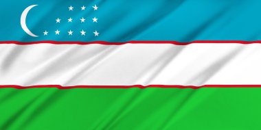 Özbekistan bayrağı