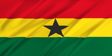 Gana Cumhuriyeti bayrağı