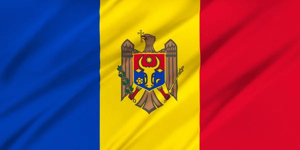 Флаг Молдовой — стоковое фото