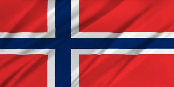 Bandeira da Noruega — Fotografia de Stock