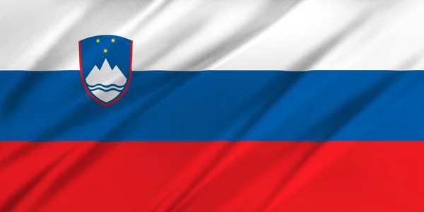 Bandera de Eslovenia — Foto de Stock