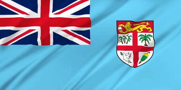 Flagga fiji — Stockfoto