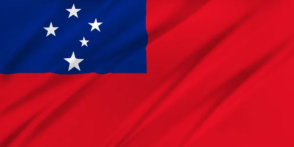 Σημαία των Σαμόα — Φωτογραφία Αρχείου