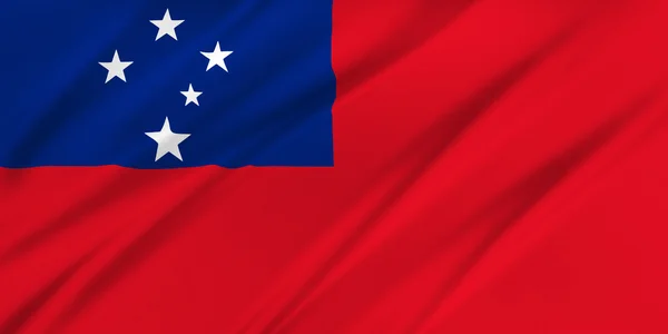 Bandera de samoa — Foto de Stock