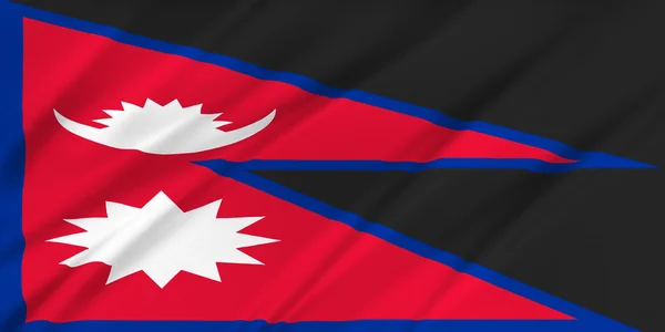 Bandeira do Nepal — Fotografia de Stock