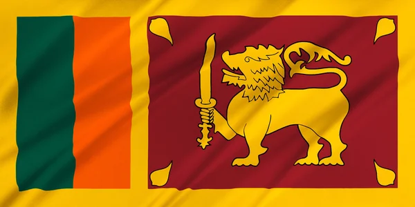 Flag of Sri Lanka — Stock Photo, Image