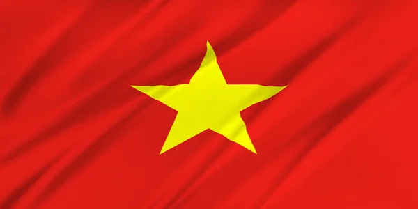 Flagga vietnam — Stockfoto